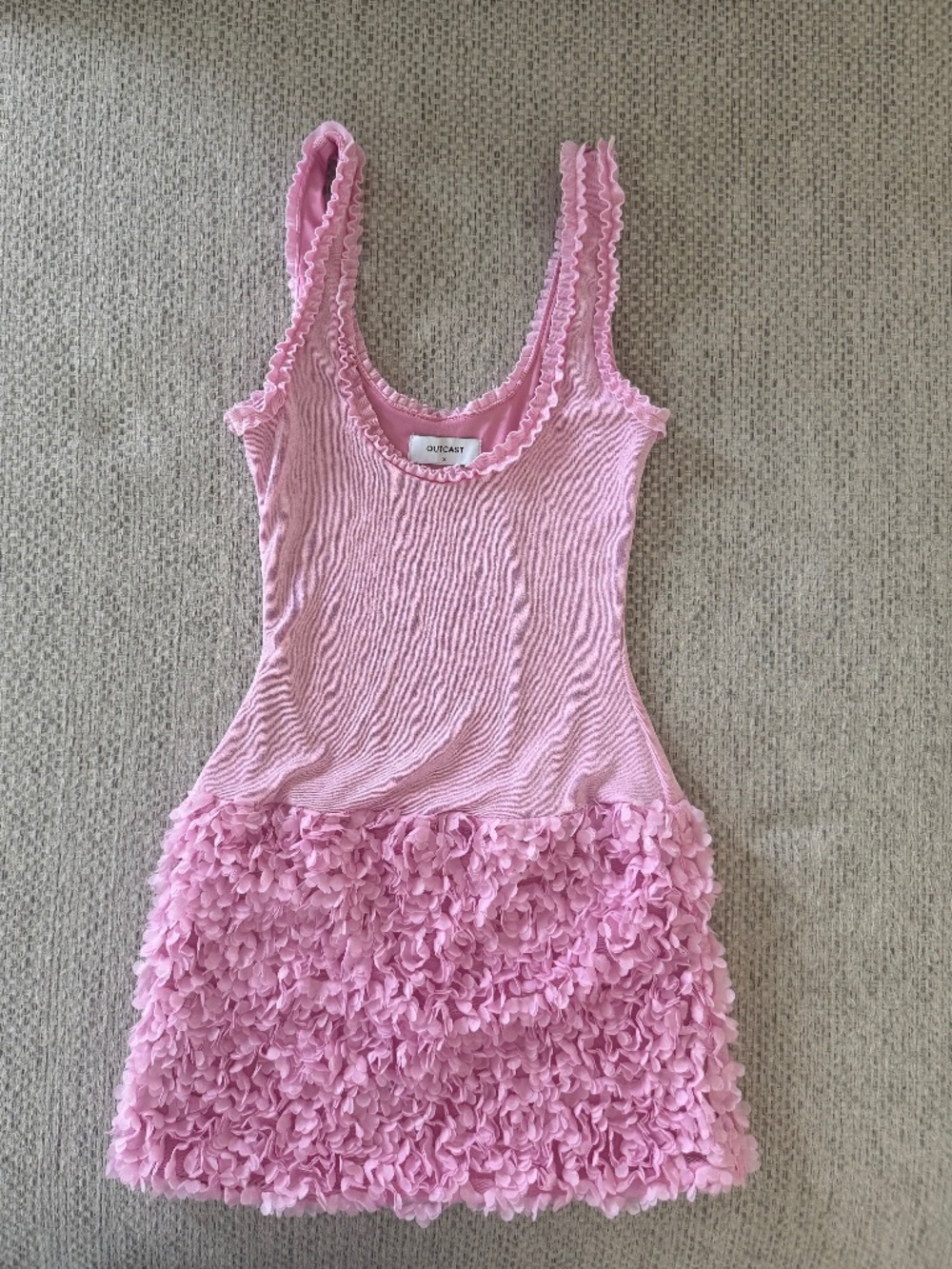 Outcast Jiul Mini Dress Pink
